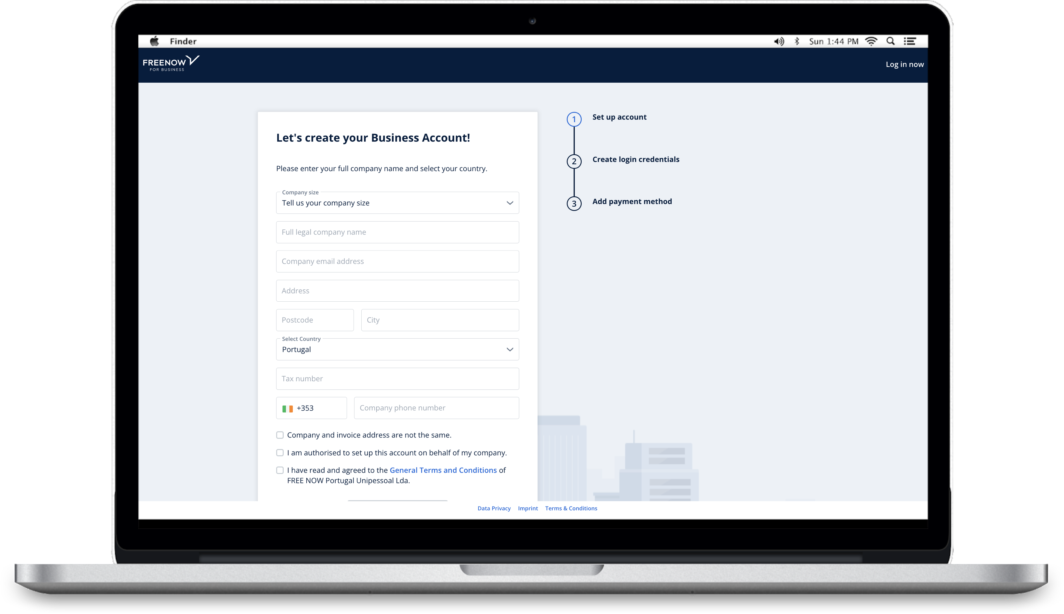 how-do-i-set-up-a-freenow-business-account-free-now